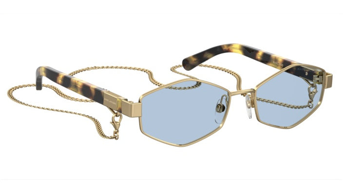 Marc Jacobs MARC 496/S 013-KU Or - autre vue trois-quarts, avec chaîne