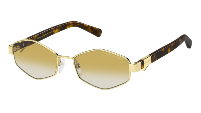 Marc Jacobs MARC 496/S LPE-06 Or jaune - vue trois-quarts, sans chaîne visible