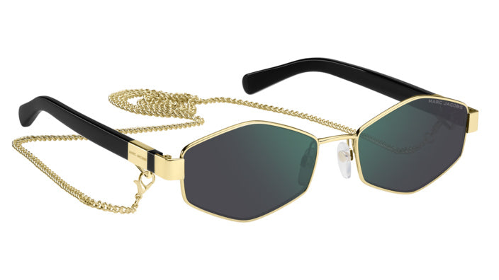 Marc Jacobs MARC 496/S PEF-MT Or vert - autre vue trois-quarts, avec chaîne