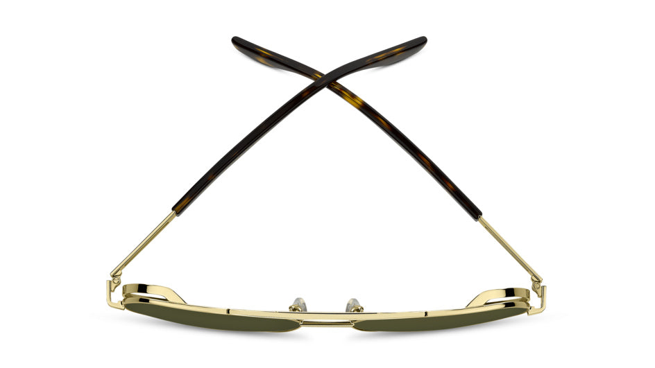 Marc Jacobs MARC 784/S 06J-9K Or havane - vue du dessus, branches ouvertes