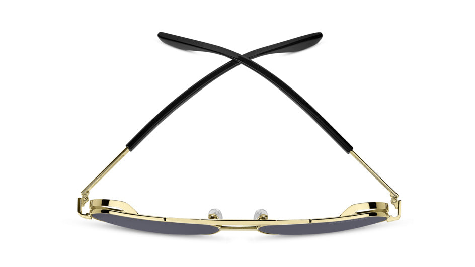 Marc Jacobs MARC 784/S RHL-9O Or noir - vue du dessus, branches ouvertes