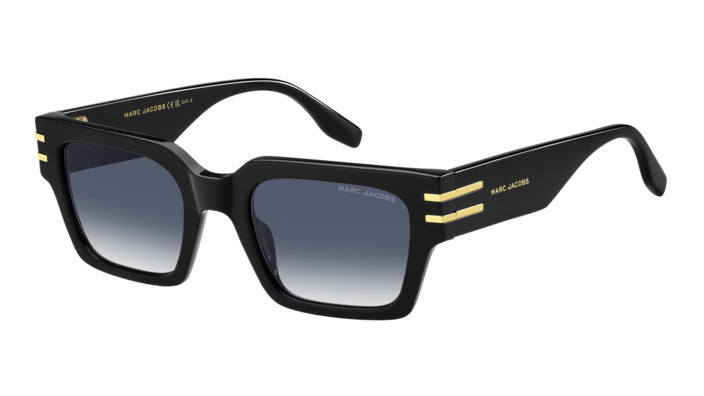 Marc Jacobs MARC 787/S 2M2-08 Noir or - vue trois-quarts principale