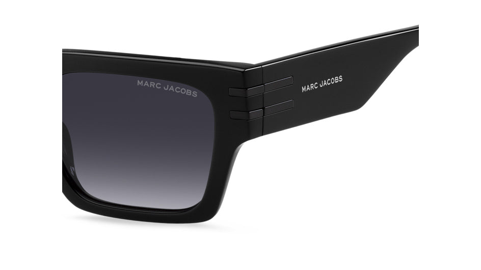 Marc Jacobs MARC 787/S 807-9O Noir - vue latérale rapprochée, détail de branche