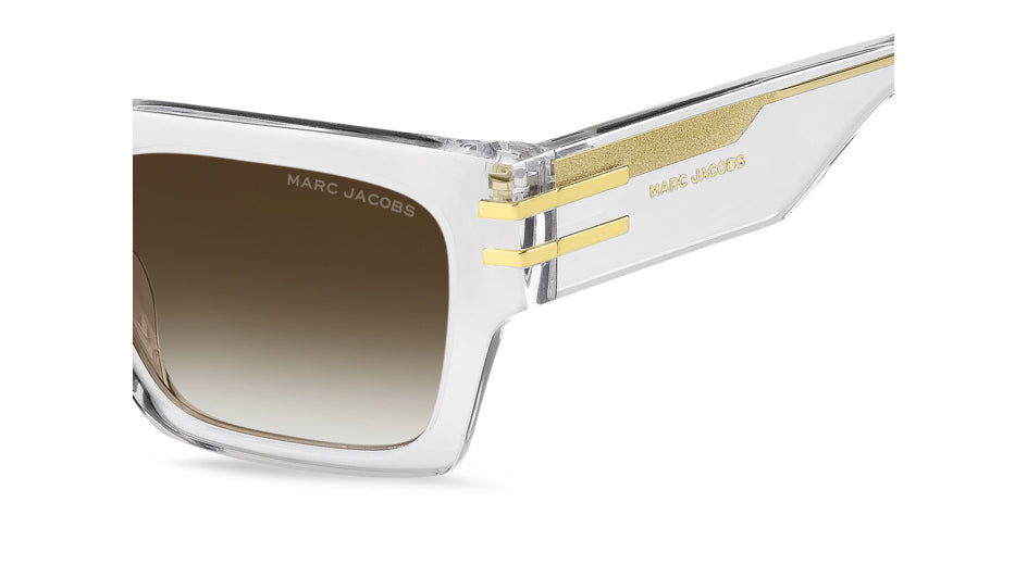 Marc Jacobs MARC 787/S 900-HA Transparent - vue latérale rapprochée, détail de branche
