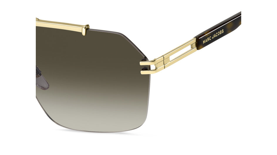 Marc Jacobs MARC 837/S 06J-HA Or havane - vue latérale rapprochée, détail de branche