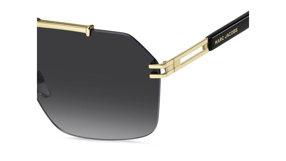 Marc Jacobs MARC 837/S J5G-9O Or - vue latérale rapprochée, détail de branche
