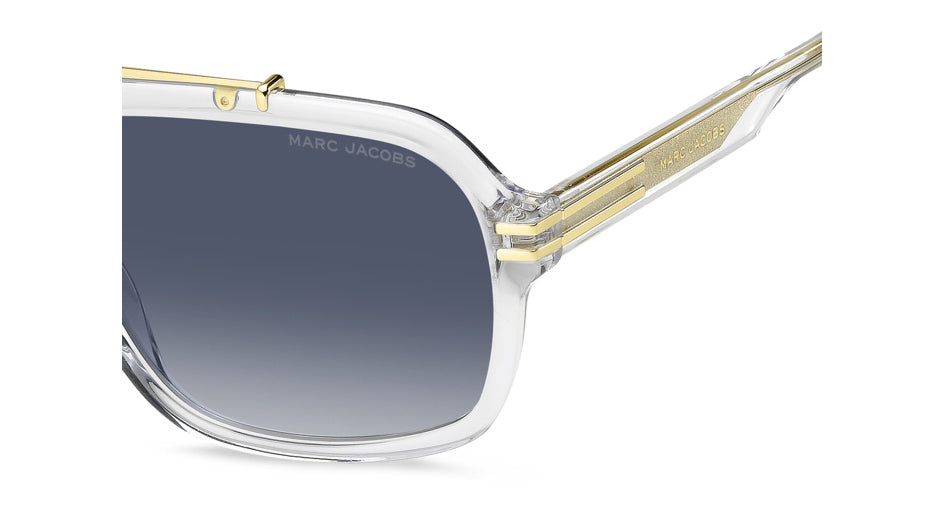 Marc Jacobs MARC 840/S 900-08 Transparent - vue latérale rapprochée, détail de branche