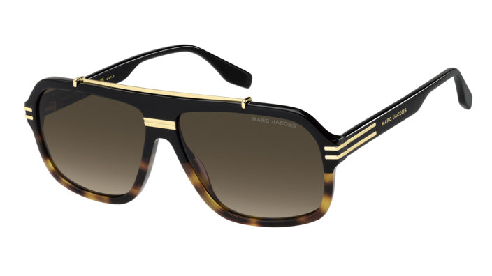 Marc Jacobs MARC 840/S W4A-HA Noir havane - vue trois-quarts principale