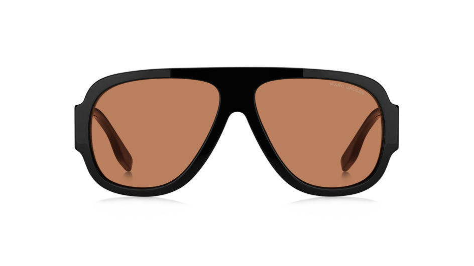 Marc Jacobs MARC 843/S 8LZ-W7 Noir orange - vue de face
