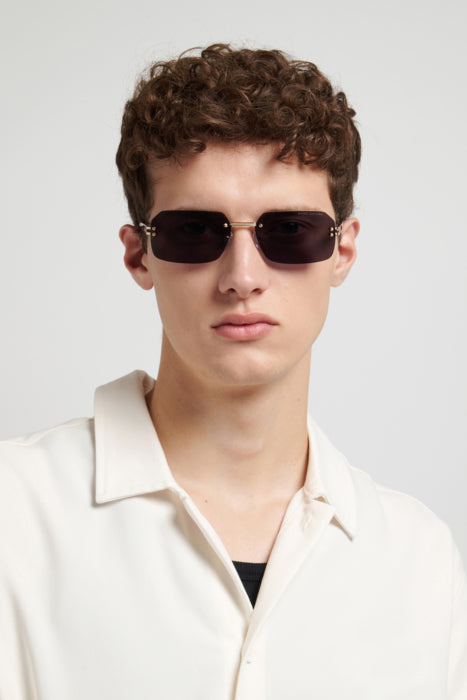 Marc Jacobs MARC 902/S RHL-IR Or noir - photo avec mannequin, face