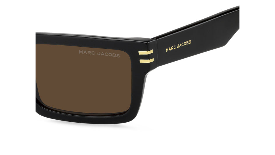 Marc Jacobs MARC 905/S 807-70 Noir - vue latérale rapprochée, détail de branche