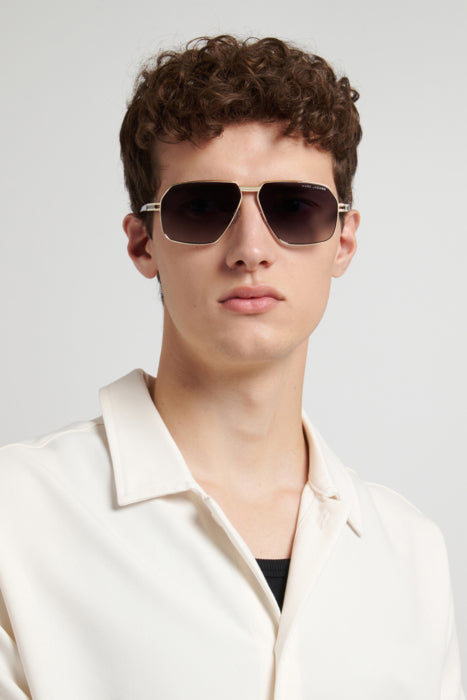 Marc Jacobs MARC 906/S RHL-9O Or noir - photo avec mannequin, face