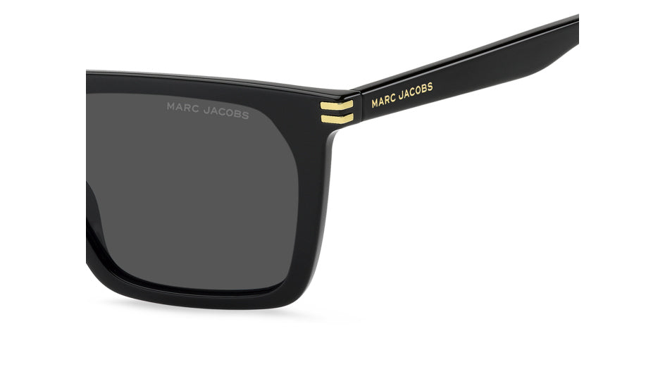 Marc Jacobs MARC 908/S 807-IR Noir - vue latérale rapprochée, détail de branche