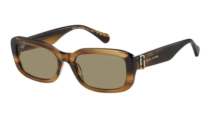 Marc Jacobs MARC 925/S EX4-QT Marron corne - vue trois-quarts