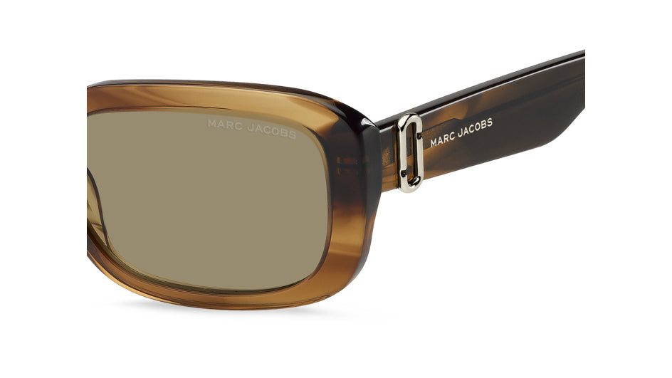 Marc Jacobs MARC 925/S EX4-QT Marron corne - vue de côté