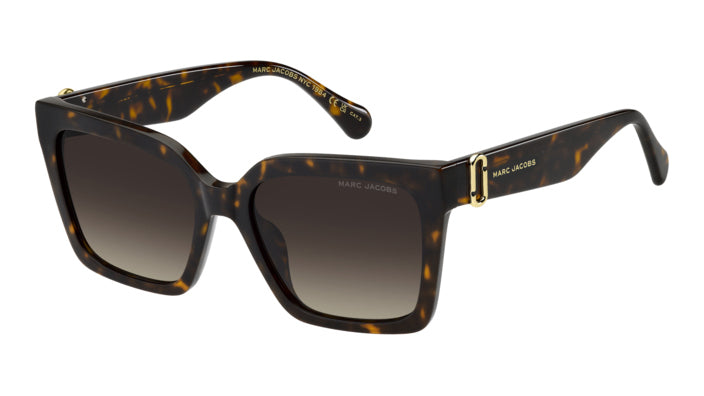 Marc Jacobs MARC 926/G/S 086-HA Havane marron - vue trois-quarts