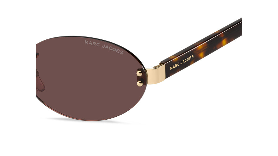 Marc Jacobs MARC 929/S Y11-4S Or rouge - vue de côté