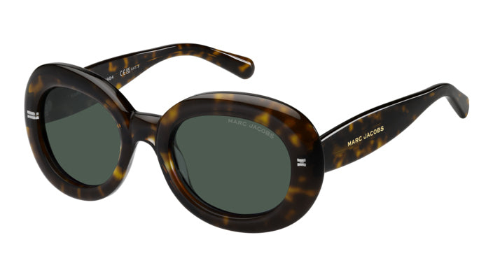 Marc Jacobs MARC 937/G/S AIO-QT Transparent havane - vue trois-quarts