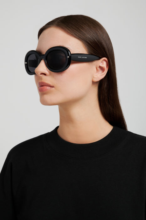 Marc Jacobs MARC 937/G/S MNG-IR Transparent noir - photo portée