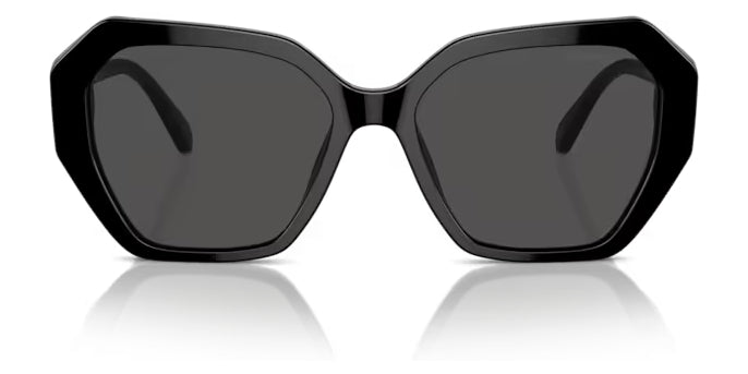 Lunettes de soleil Swarovski SK6017 100187 Noir - vue de face