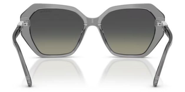 Lunettes de soleil Swarovski SK6017 106211 Gris transparent - vue arrière