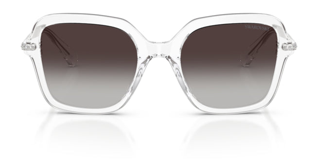Lunettes de soleil Swarovski SK6040 10278G Transparent - vue de face