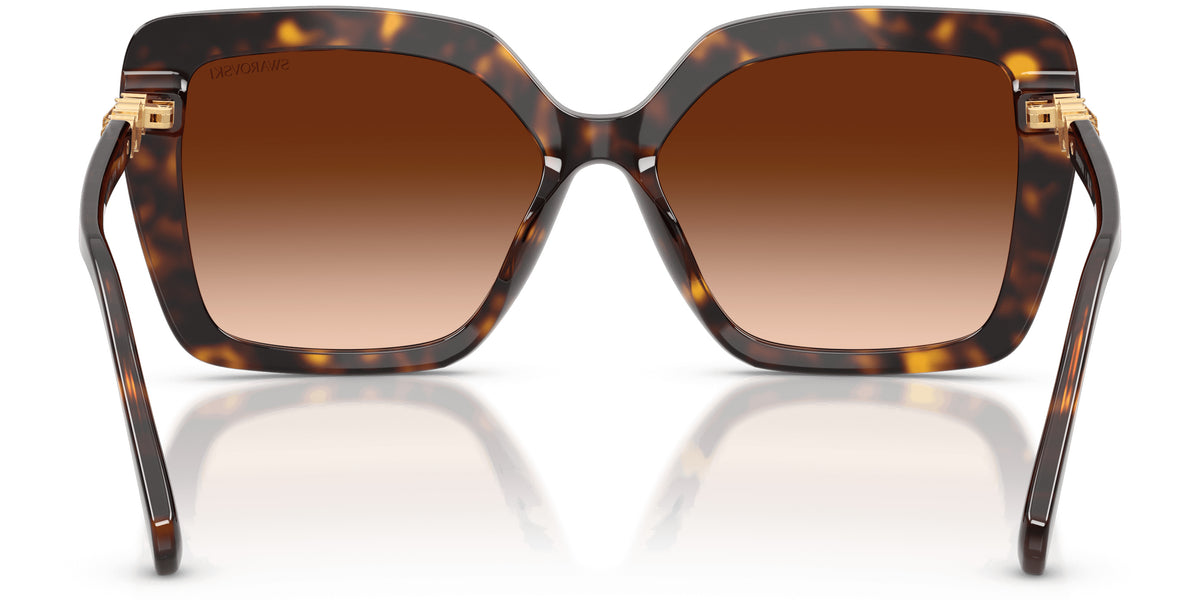 Lunettes de soleil Swarovski SK6049 100274 Havane - vue arrière