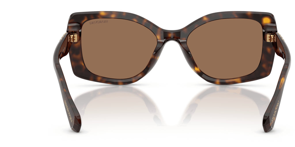 Lunettes de soleil Swarovski SK6058U 100273 Havane - vue arrière