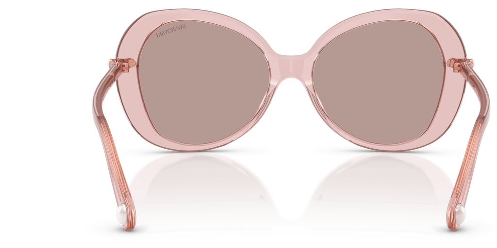 Lunettes de soleil Swarovski SK6059 1070P5 Rose transparent - vue arrière