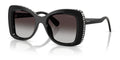 Lunettes de soleil Swarovski SK6062U 10938G Noir - vue trois-quarts