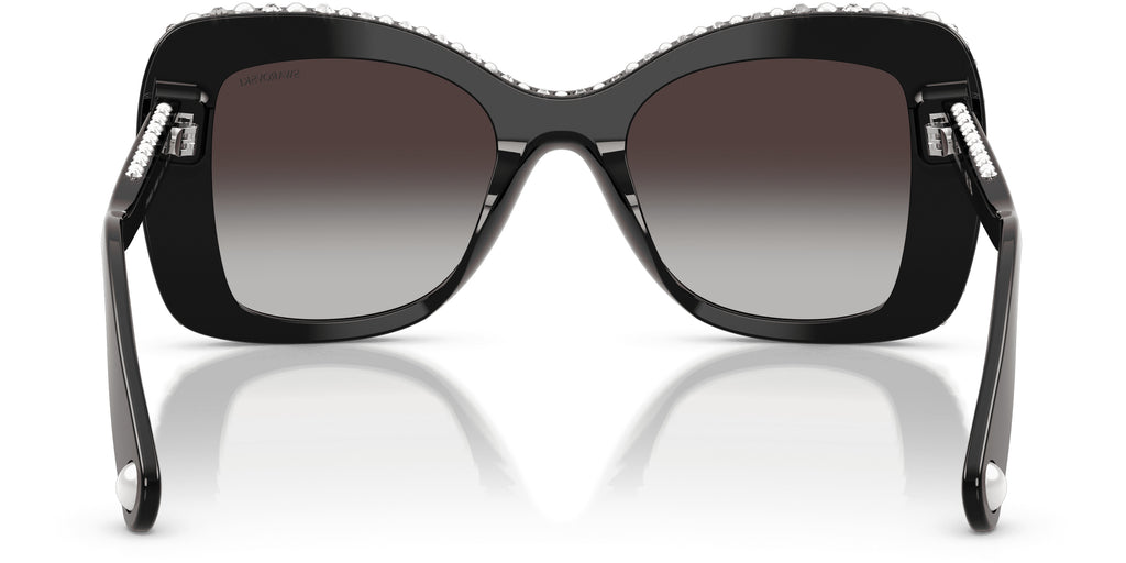 Lunettes de soleil Swarovski SK6062U 10938G Noir - vue arrière