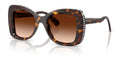 Lunettes de soleil Swarovski SK6062U 109474 Havane - vue trois-quarts