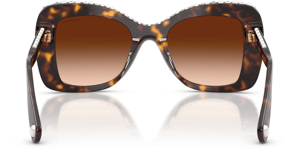 Lunettes de soleil Swarovski SK6062U 109474 Havane - vue arrière