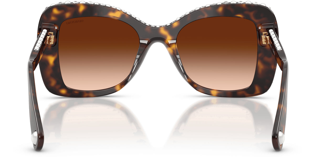 Lunettes de soleil Swarovski SK6062U 109474 Havane - vue arrière