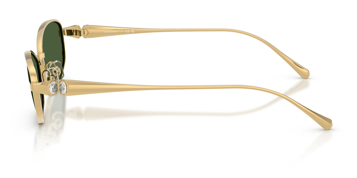 Lunettes de soleil Swarovski SK7042 400471 Or - vue de côté