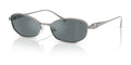Lunettes de soleil Swarovski SK7042 40096G Gunmetal - vue trois-quarts