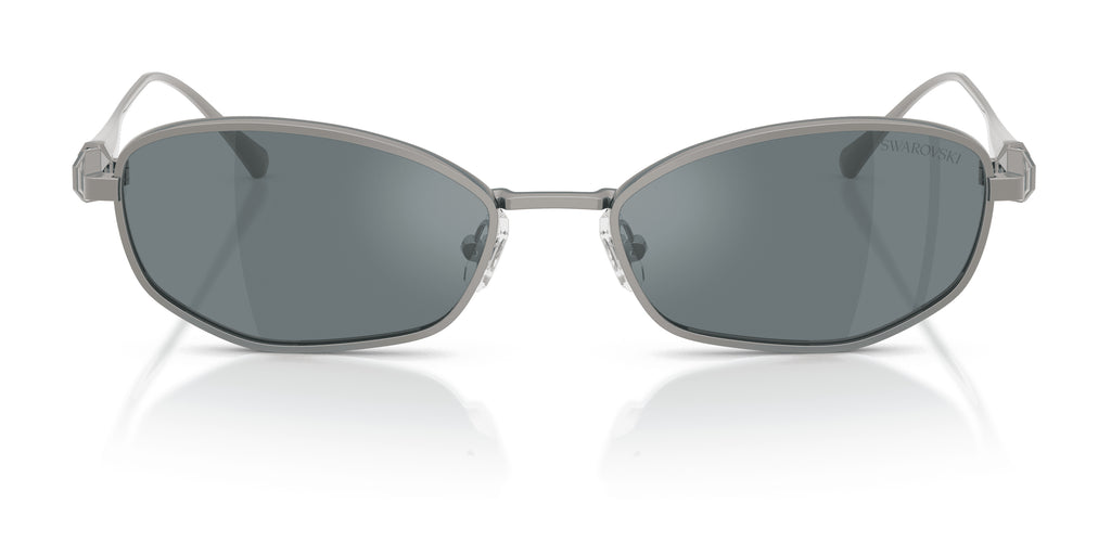 Lunettes de soleil Swarovski SK7042 40096G Gunmetal - vue de face
