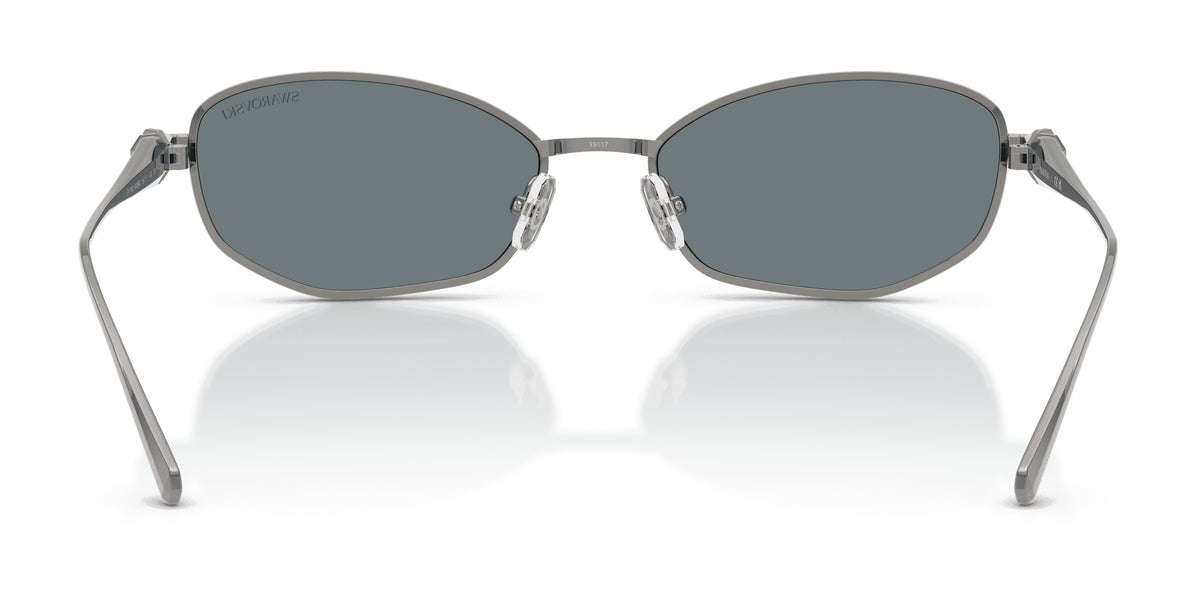 Lunettes de soleil Swarovski SK7042 40096G Gunmetal - vue arrière