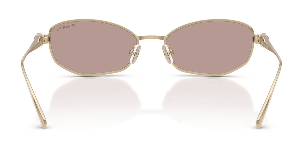 Lunettes de soleil Swarovski SK7042 40467N Or pâle - vue arrière