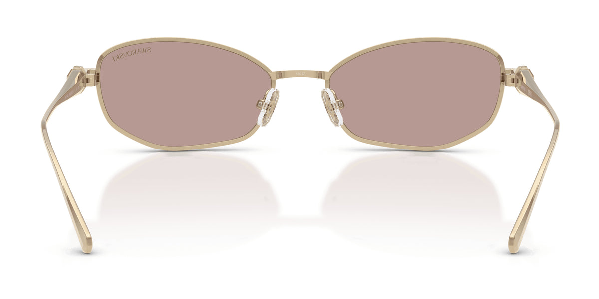 Lunettes de soleil Swarovski SK7042 40467N Or pâle - vue arrière