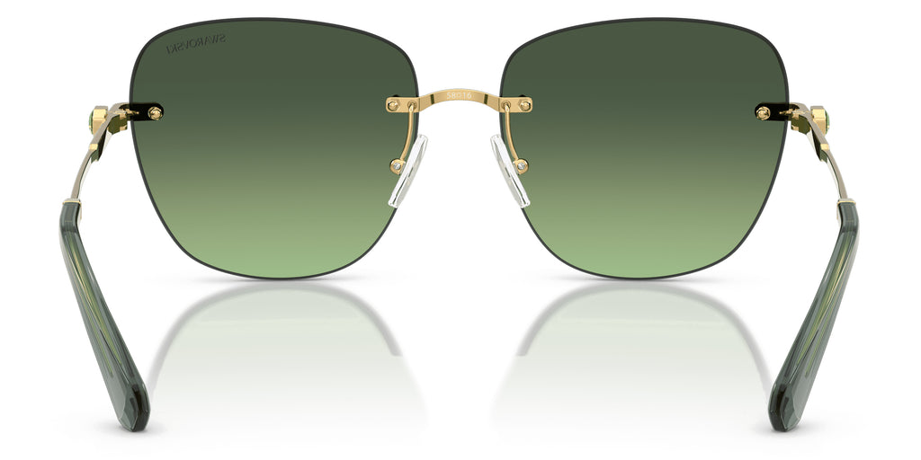 Lunettes de soleil Swarovski SK7043 40172A Or - vue arrière