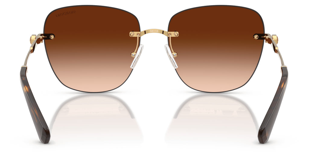 Lunettes de soleil Swarovski SK7043 403774 Or - vue arrière