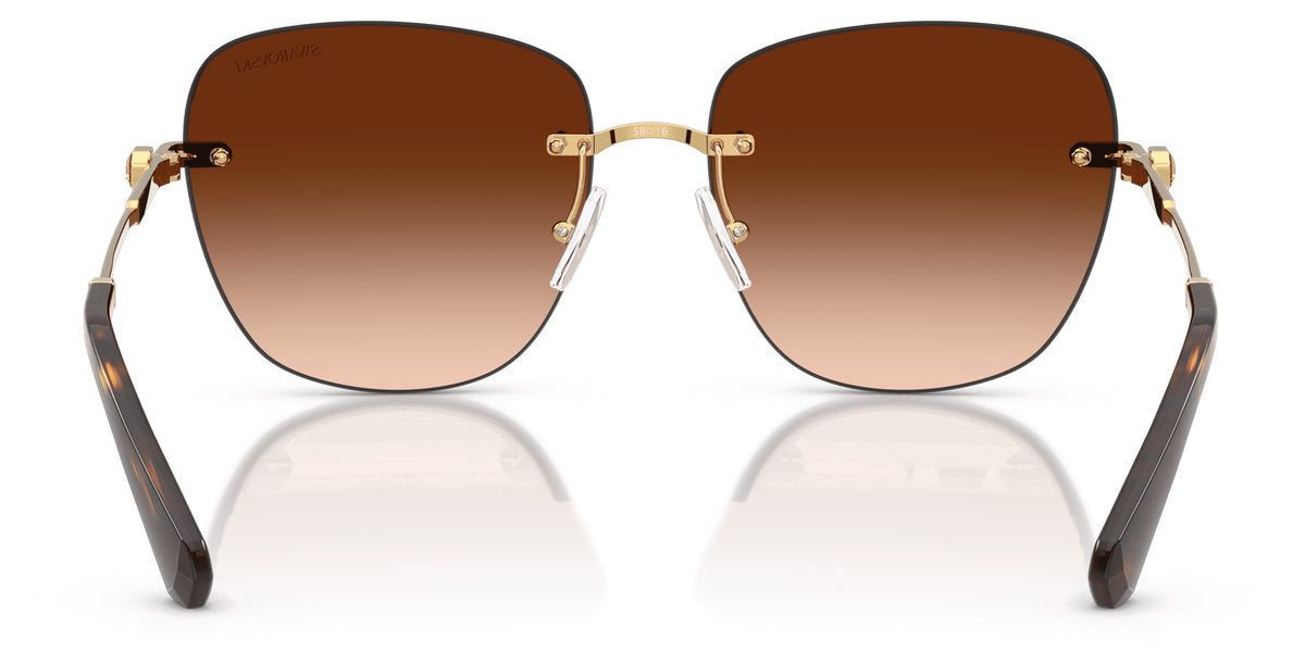 Lunettes de soleil Swarovski SK7043 403774 Or - vue arrière
