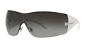 Lunettes de soleil Versace VE2054 10008G – Argent – vue de trois quarts.