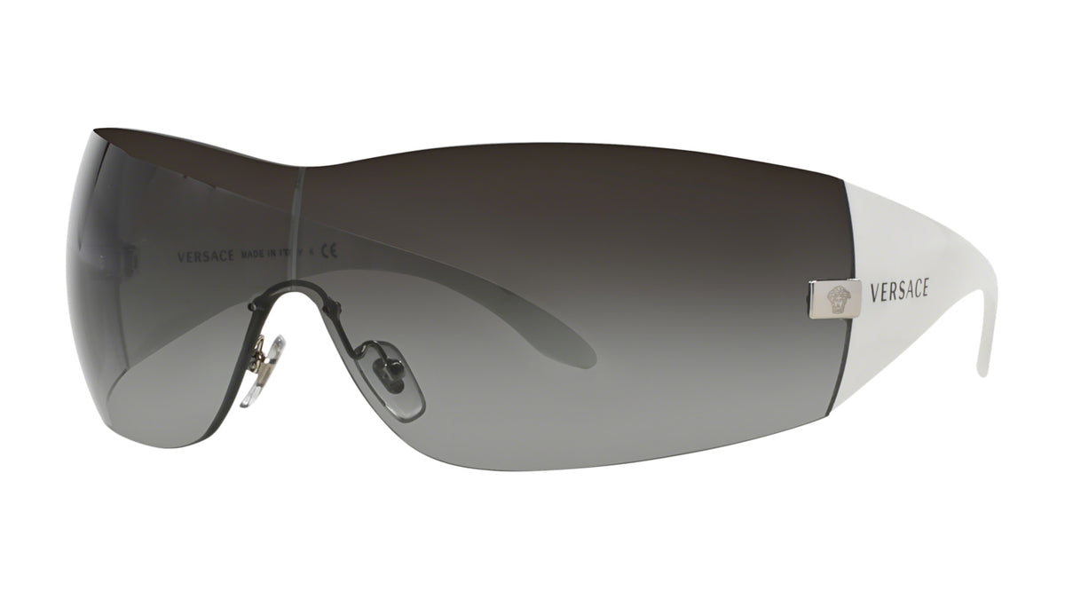 Lunettes de soleil Versace VE2054 10008G – Argent – vue de trois quarts.