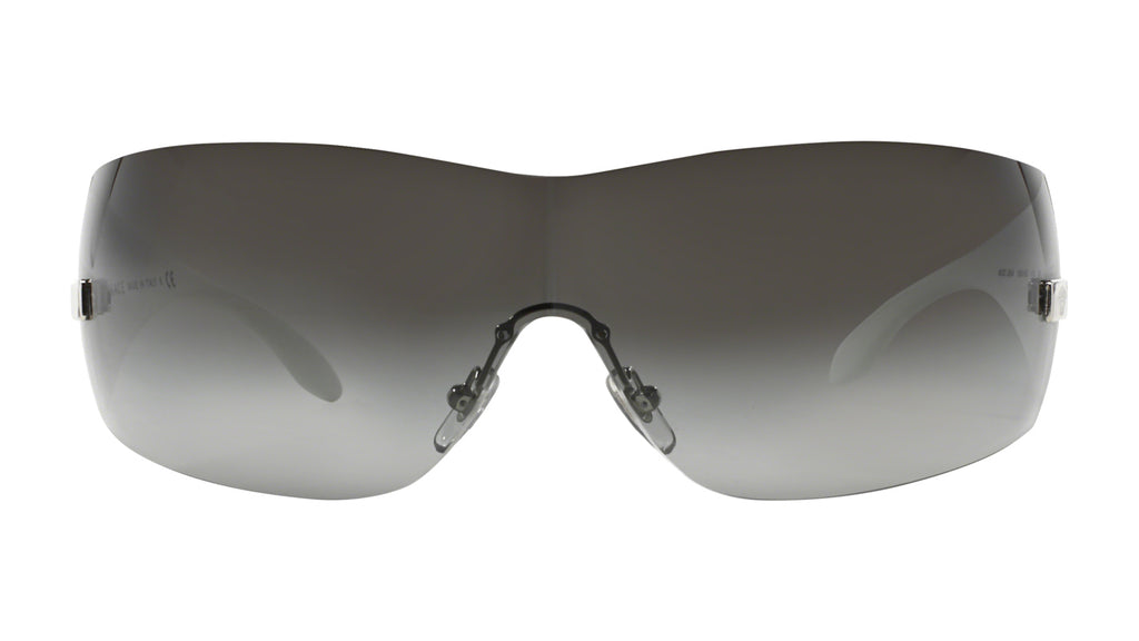 Lunettes de soleil Versace VE2054 10008G – Argent – vue de face.