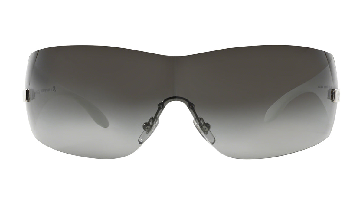 Lunettes de soleil Versace VE2054 10008G – Argent – vue de face.