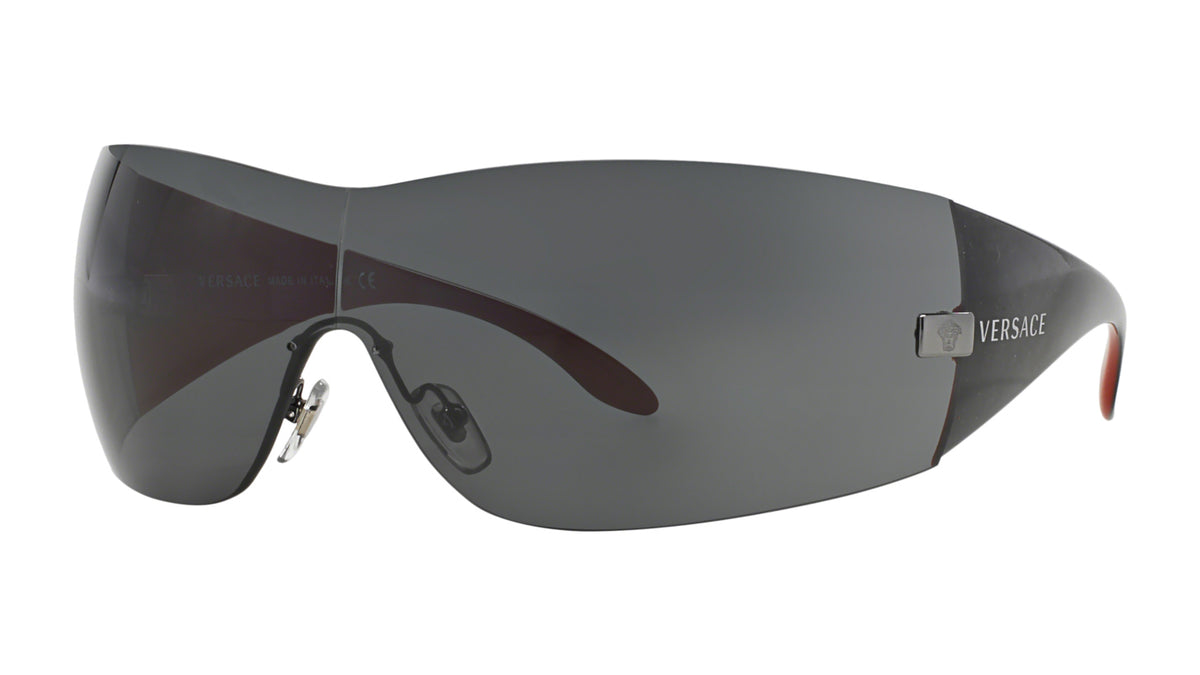 Lunettes de soleil Versace VE2054 100187 – Gunmetal – vue de trois quarts.