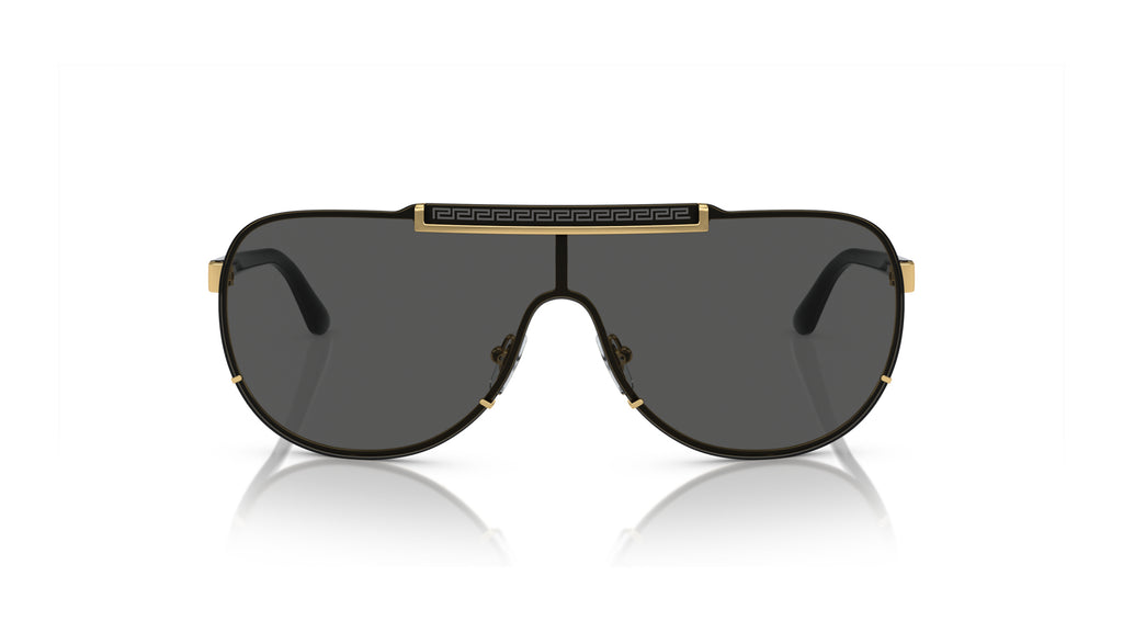 Lunettes de soleil Versace VE2140 100287 – Or – vue de face.