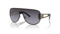 Lunettes de soleil Versace VE2166 12528G – Or Pâle – vue de trois quarts.